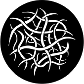 Worms - Stock Gobo for Gobo Light Projectors - Choose your size!