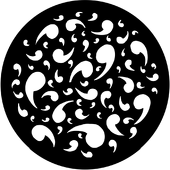 Quotation Breakup - Stock Gobo for Gobo Light Projectors - Choose your size!