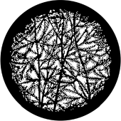 Leafy Branches 4 - Stock Gobo for Gobo Light Projectors - Choose your size!