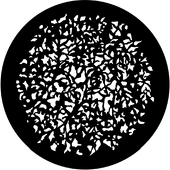 Realistic Leaves 2 - Stock Gobo for Gobo Light Projectors - Choose your size!