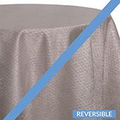 Silver - Extravagant B Tablecloths - DOUBLE-SIDED - MANY SIZE OPTIONS