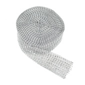 DISCONTINUED ITEM - DecoStar™ Silver Rhinestone Ribbon - 3/4" Wide x 30ft Long