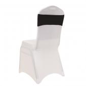 DecoStar™ 5" Wide Spandex Chair Band - Black - 10 PACK