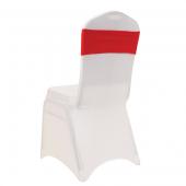 DecoStar™ 5" Wide Spandex Chair Band - Red - 10 PACKS