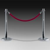 Pair of Metal Lobby Stanchions - Variety of Finishes