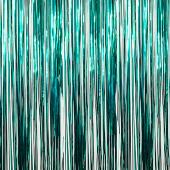 Teal - Metallic Fringe Curtain - Many Size Options