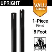 Black Anodized Valu Series - 8ft 1.5" Fixed Upright